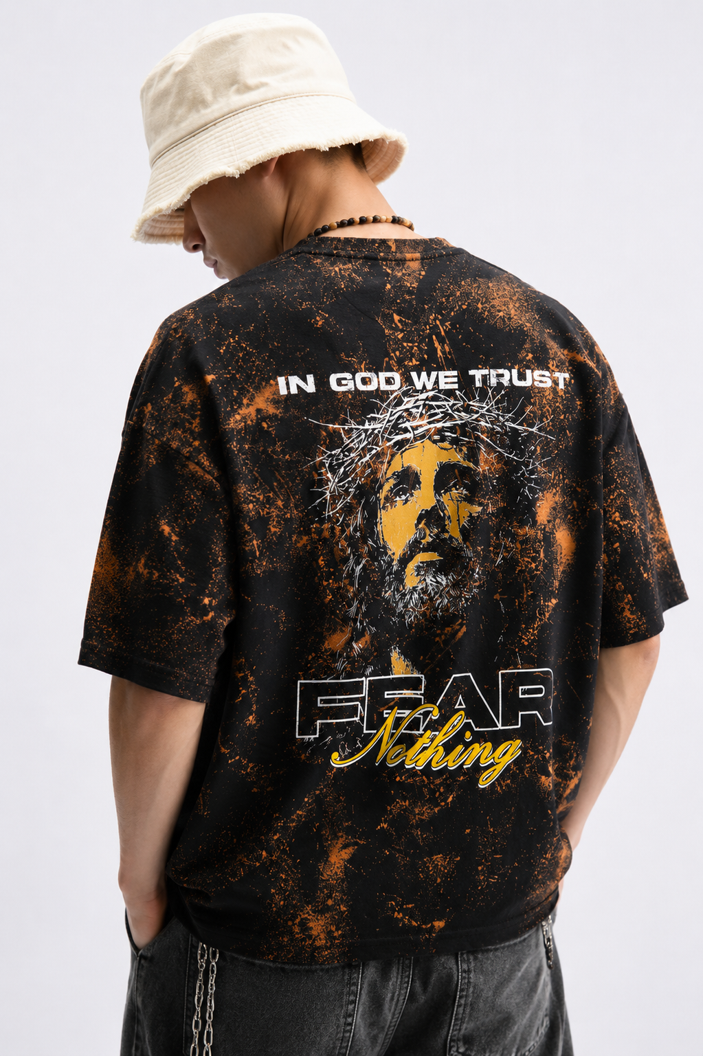 RYNAR Oversized Faith Over Fear Tee