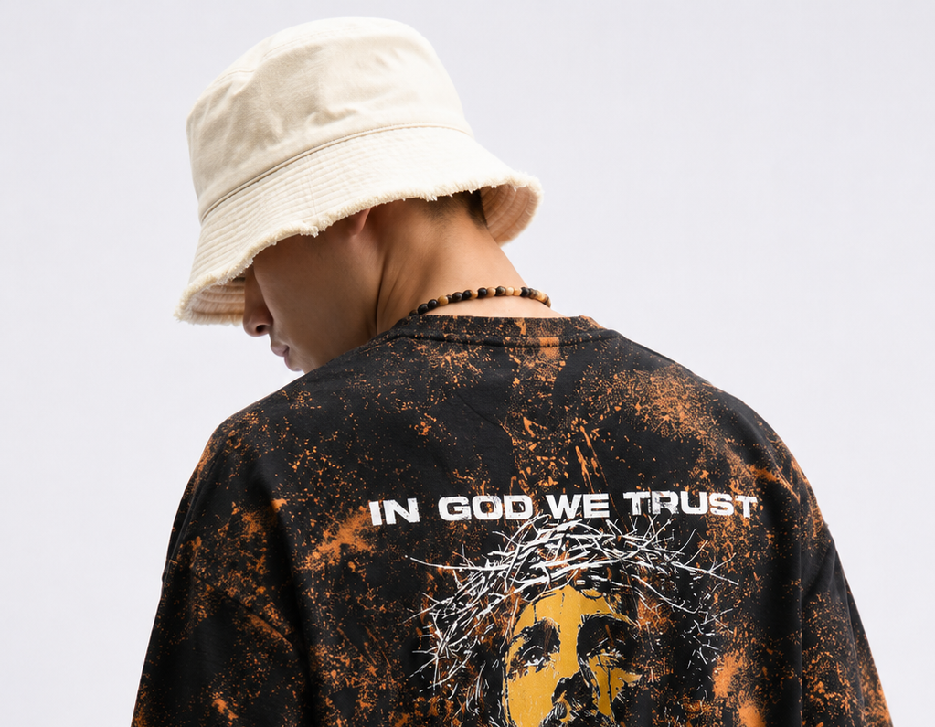 RYNAR Oversized Faith Over Fear Tee