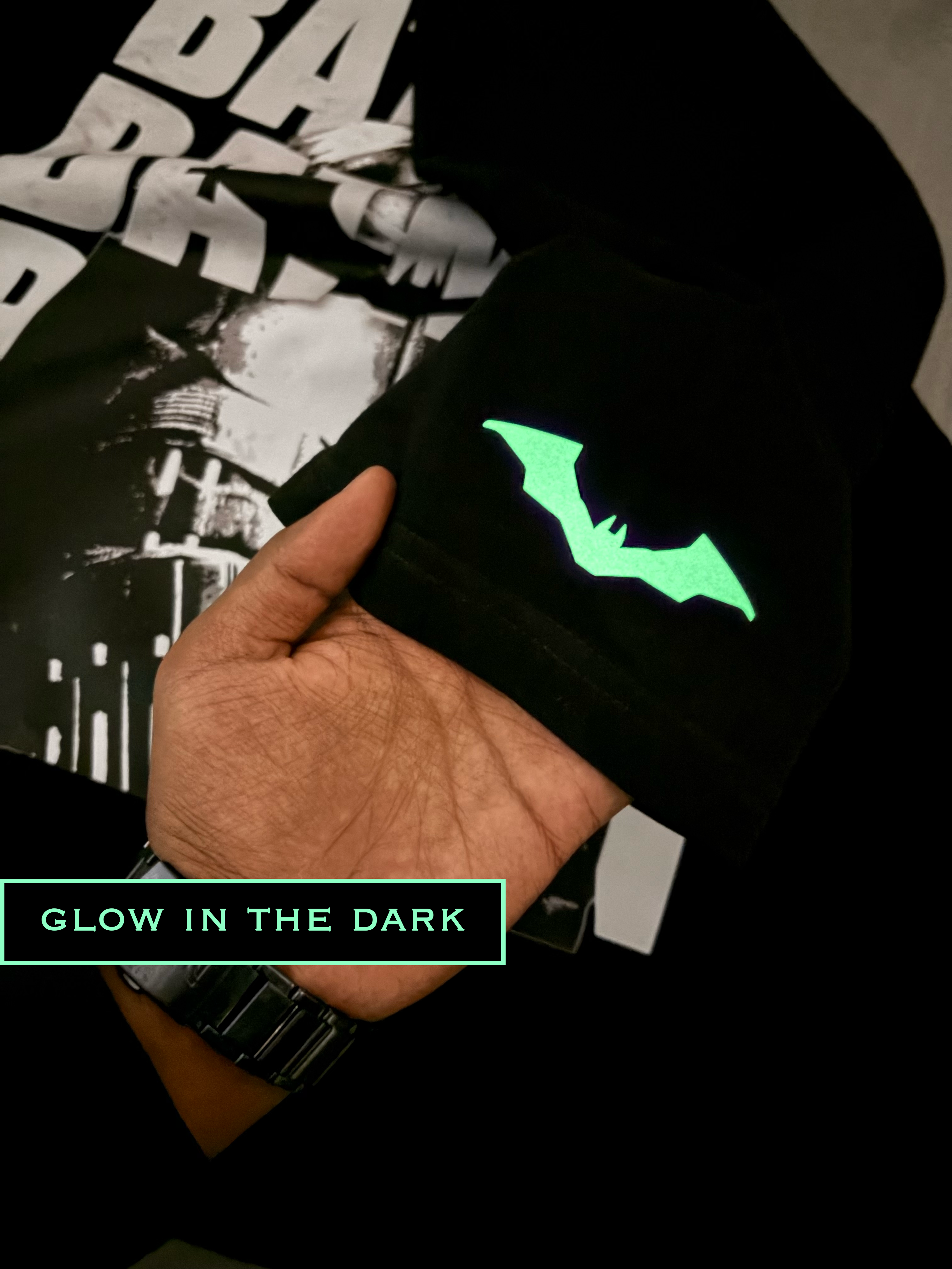 RYNAR Oversized Dark Knight Glow Tee