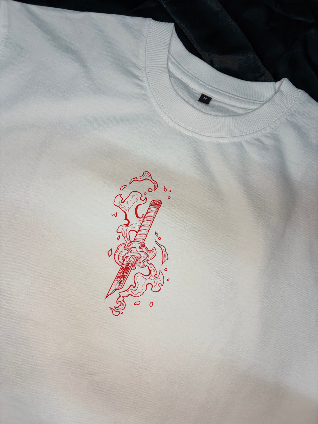 RYNAR Oversized Flame Hashira Tee
