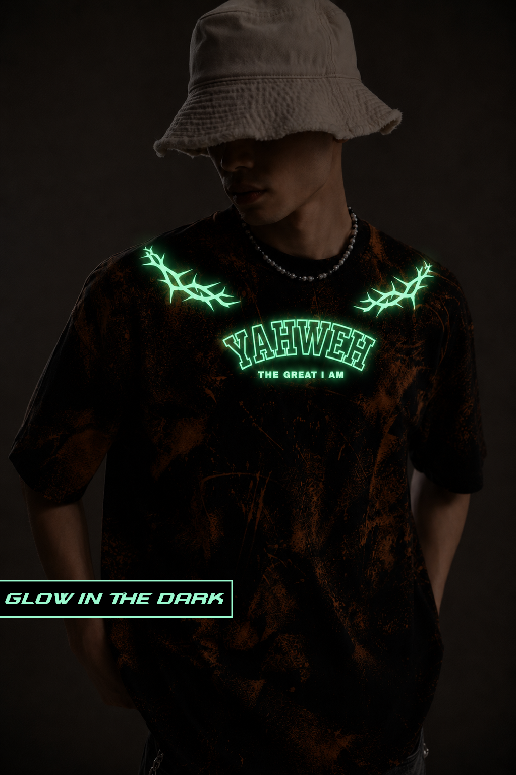 RYNAR Oversized Faith Over Fear Tee